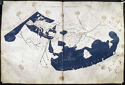 Harta e Ptolemeut e shekullit te 15.
