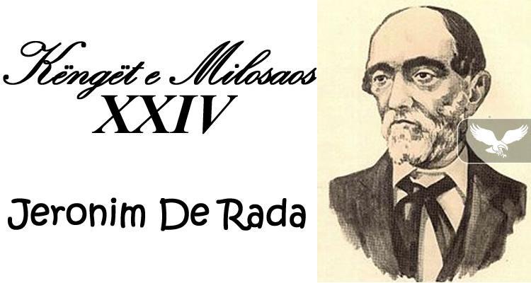 Kngt e Milosaos - Kangjelji XXIV - Jeronim De Rada