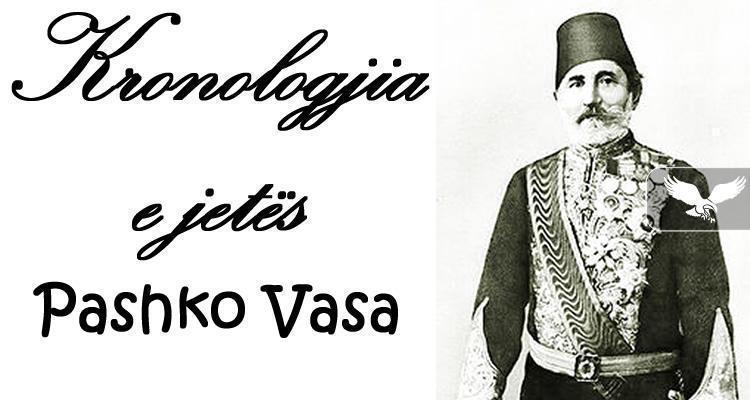 Kronologjia e jets s Pashko Vass