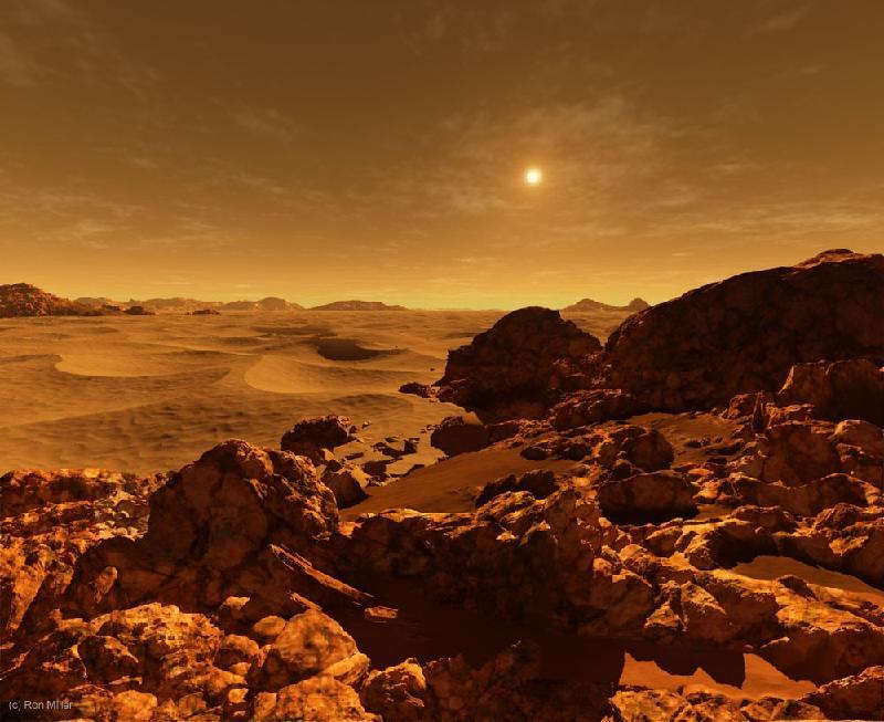 Lindja e diellit ne planetin e Marsit.