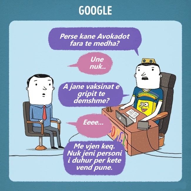 Intervista e puns n Google