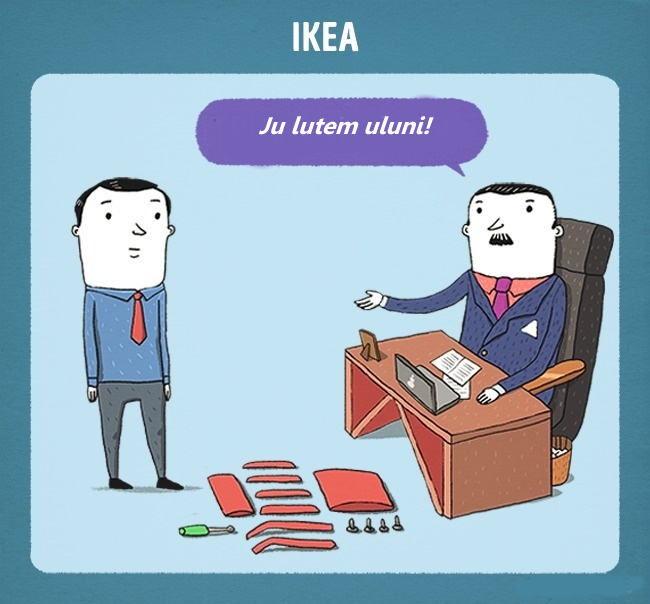 Intervista e puns n IKEA
