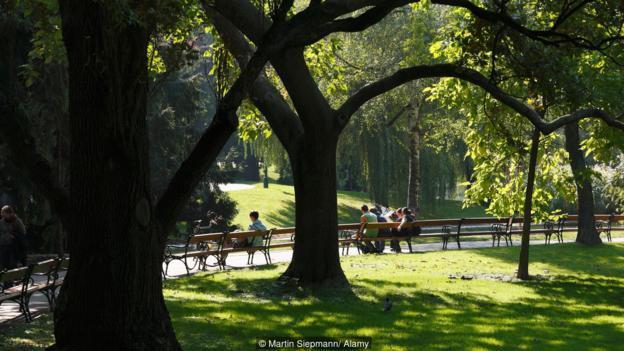 Nj� nga shum� zonat e gjelbra t� qytetit.