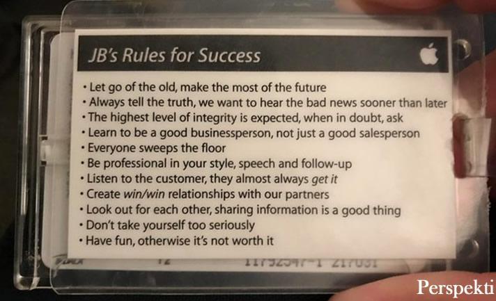 11 rregulla suksesi q do punonjs i Apple i ka n kartn ID t tij