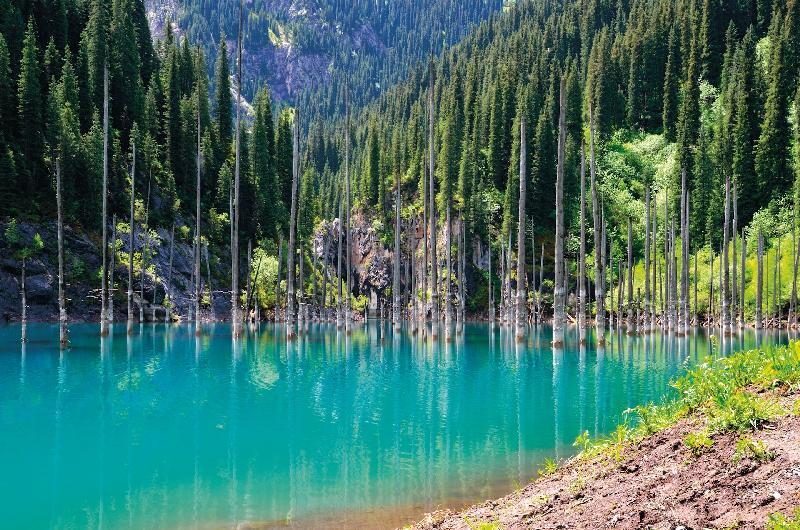 Liqeni Kaindy/ Malet Tian Shan, Kazakistan