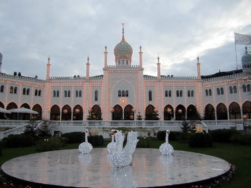 Kopshtet Tivoli n Copenhagen, Danimark