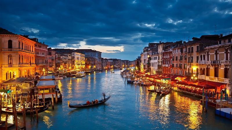 Kanali i madh në Venecia, Itali