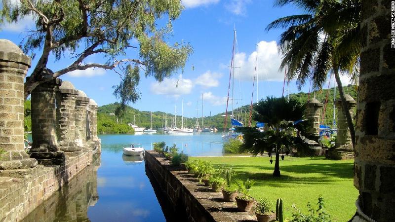 Kantieri detar dhe zonat arkeologjike t Antigua dhe Barbuda.