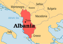 Crossing the Border of Albania.