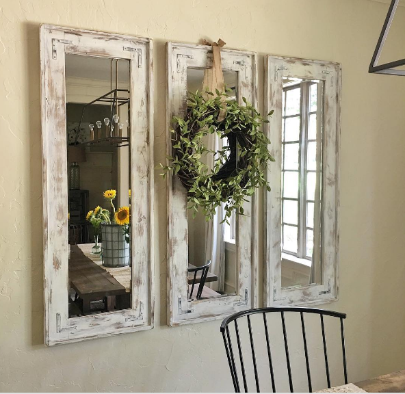 Pasqyr� me kontur si dritare