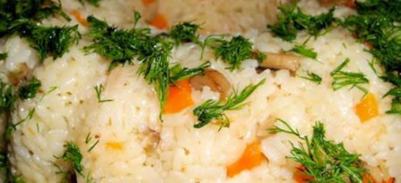 Pilaf me karota dhe erza
